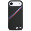 BMW M Tricolor Metal Logo MagSafe - Etui iPhone Air (czarny)