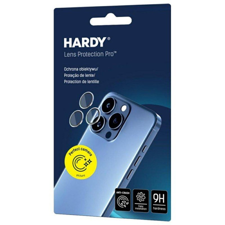 3mk HARDY Lens Protection Pro - Szkło na obiektyw aparatu iPhone 17 Pro / iPhone 17 Pro Max (Silver)