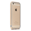 Moshi iGlaze Luxe - Etui z aluminiową ramką iPhone 6s / iPhone 6 (Satin Gold)