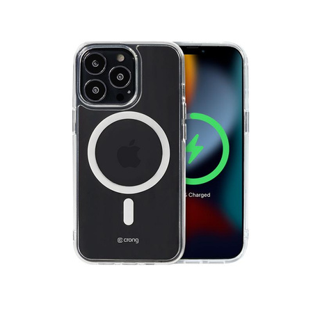 Crong Clear MAG Cover - Etui iPhone 13 Pro MagSafe (przezroczysty)