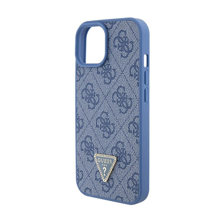 Guess Crossbody 4G Metal Logo - Etui iPhone 15 (niebieski)