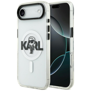 Karl Lagerfeld IML Karl Sketch Logo MagSafe - Etui iPhone Air (przezroczysty)
