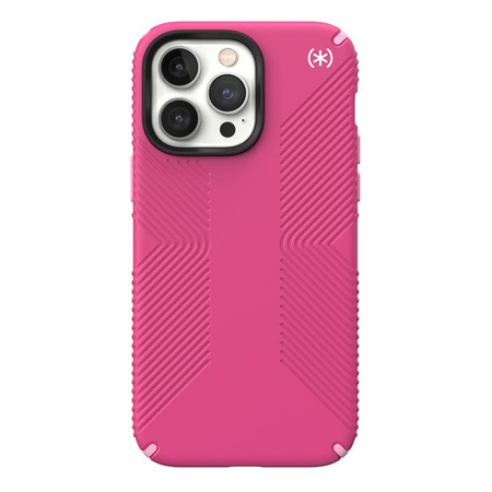 Speck Presidio2 Grip MagSafe - Antypoślizgowe etui iPhone 14 Pro Max (Digitalpink / Blossompink / White)