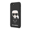 Karl Lagerfeld Fullbody Silicone Iconic - Etui iPhone SE 2022 / SE 2020 / 8 / 7 (Black)