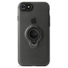 PURO Magnet Ring Cover - Etui iPhone SE (2022 / 2020) / 8 / 7 z magnetycznym uchwytem na palec (czarny)