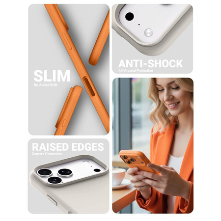 Crong Color Cover Magnetic - Etui MagSafe iPhone 17 (czarny)