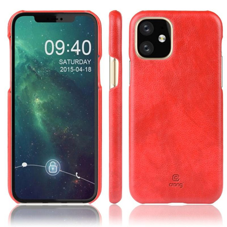 Crong Essential Cover - Etui iPhone 11 (czerwony)