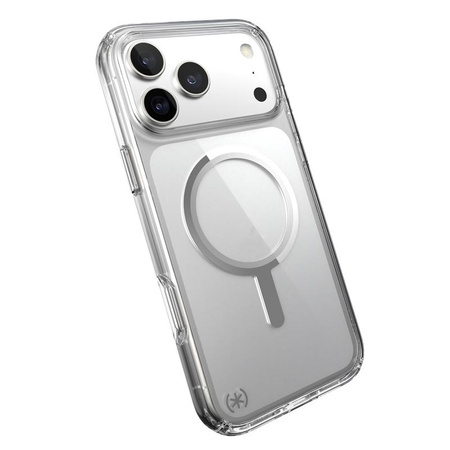 Speck Presidio Perfect Clear MagSafe - Etui iPhone 17 Pro Max (Clear / Silver)