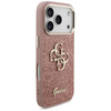 Guess Fixed Glitter Big 4G Metal Frame - Etui iPhone 17 Pro (różowy)