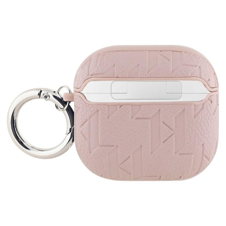 Karl Lagerfeld Monogram Karl Head - Etui AirPods 4 (różowy)