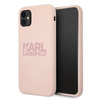 Karl Lagerfeld Silicone Stack Logo - Etui iPhone 11 (różowy)