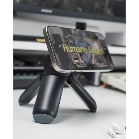 STM MagPod – Statyw z funkcją podstawki i uchwytu do iPhone MagSafe (czarny)