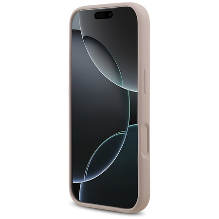 Karl Lagerfeld Silicone Karl & Choupette Ring MagSafe - Etui iPhone 17 Pro (różowy)