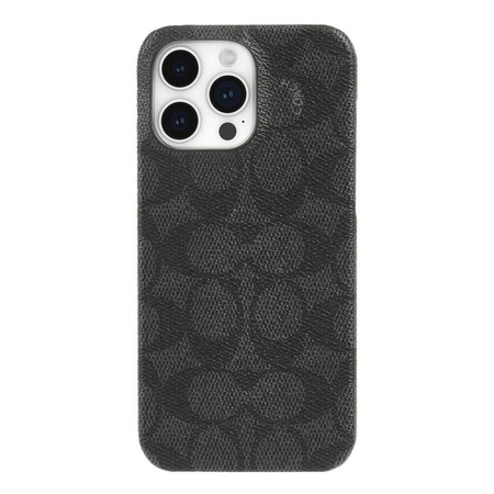 Coach Slim Wrap Signature C Case - Etui iPhone 15 Pro Max (Charcoal)
