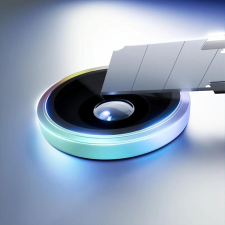 3mk HARDY Lens Protection Pro - Szkło na obiektyw aparatu iPhone 17 Pro / iPhone 17 Pro Max (Rainbow)