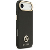Guess Grained Strass Logo MagSafe - Etui iPhone Air (czarny)