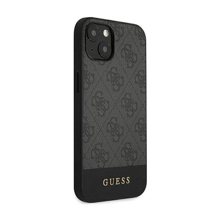 Guess 4G Bottom Stripe Collection - Etui iPhone 13 (szary)