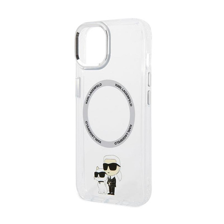 Karl Lagerfeld NFT Karl & Choupette MagSafe - Etui iPhone 13 (Przezroczysty)