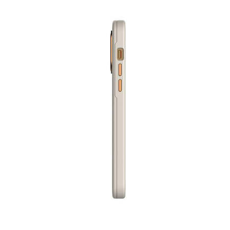 Moshi Napa Slim MagSafe - Skórzane etui iPhone 14 Pro (Serene Gray)