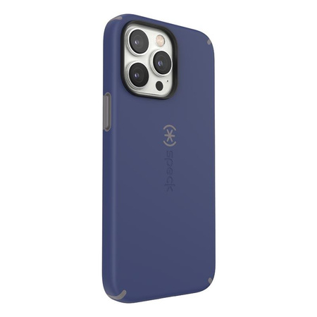 Speck CandyShell Pro + MagSafe - Etui iPhone 14 Pro Max z powłoką MICROBAN (Prussian Blue / Cloudy Grey)