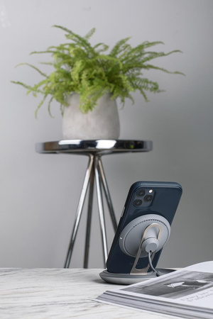 Moshi iGlaze - Etui iPhone 12 / iPhone 12 Pro (system SnapTo) (Midnight Blue)