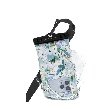 Rifle Paper Waterproof Floating Pouch - Etui wodoodporne do smartfonów do 6.7" (Garden Party Blue)