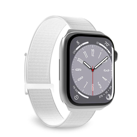 PURO Nylon Sport - Pasek do Apple Watch 44/45/46/49 mm (Biały)
