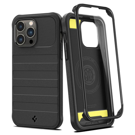 Spigen Mag Geo Armor 360 MagSafe – Etui do iPhone 14 Pro (Czarny)