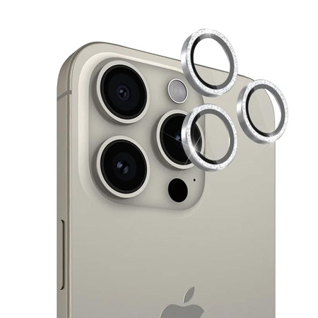 Case-Mate Aluminum Ring Lens Protector - Szkło ochronne na obiektyw aparatu iPhone 15 Pro / iPhone 15 Pro Max (Twinkle)