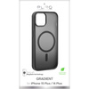 PURO GRADIENT MAG - Etui iPhone 15 Plus MagSafe (Black)