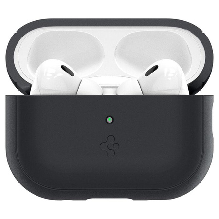 Spigen Silicone Fit Strap - Etui do Apple AirPods Pro 1 / 2 (Czarny)