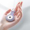Crong Silicone Case with Key Ring – Etui ochronne brelok do Apple AirTag 1/2 (lawendowy)