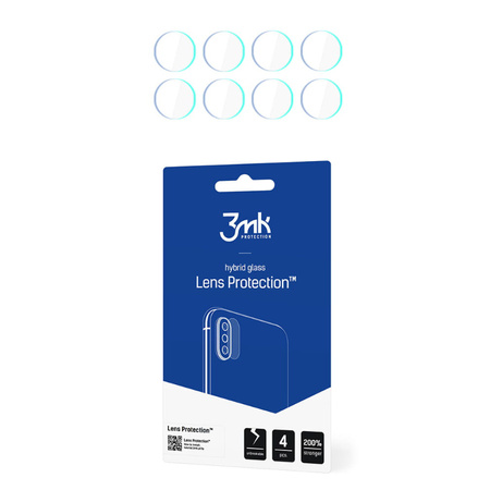 3mk Lens Protection - Szkło na obiektyw aparatu iPhone 13 (4 zestawy)