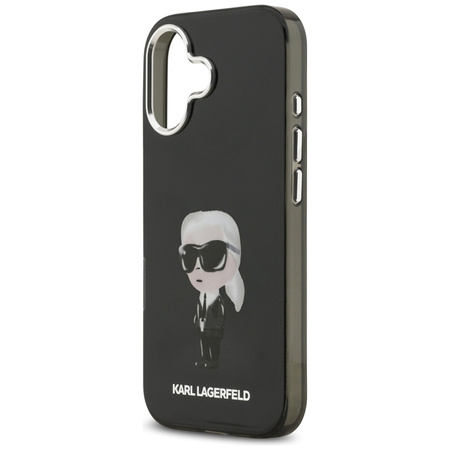 Karl Lagerfeld IML Aquarelle Karl & Logo MagSafe - Etui iPhone 17 (czarny)