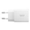 Spigen Essential EE202EU GaN Pro - Ładowarka sieciowa USB-C + USB-A 20W (White)