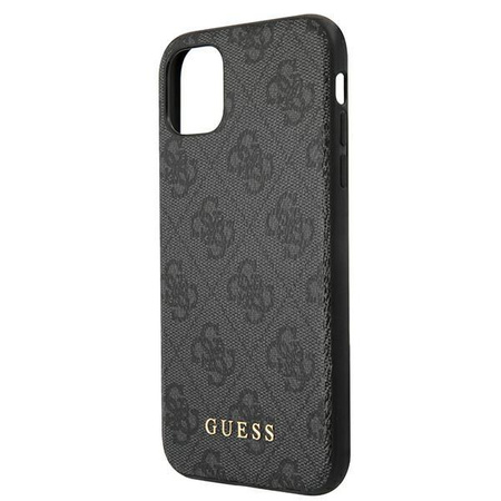 Guess 4G Metal Gold Logo – Etui iPhone 11 (szary)