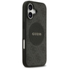 Guess 4G Circle Classic Logo MagSafe - Etui iPhone 17 (czarny)