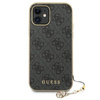 Guess 4G Charms Collection - Etui iPhone 12 mini (szary)