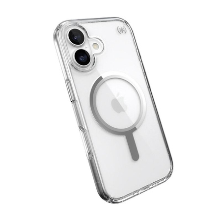 Speck Presidio Perfect Clear MagSafe - Etui iPhone 17 (Clear / Silver)