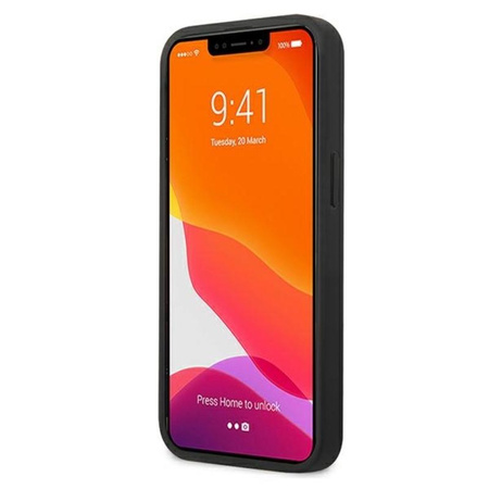 Karl Lagerfeld PU Leather Karl & Choupette Embossed - Etui iPhone 13 (czarny)