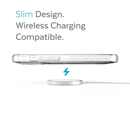 Speck Presidio Perfect-Clear with Grips - Etui iPhone 13 z powłoką MICROBAN (Clear)