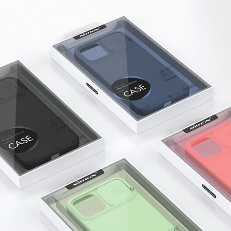 Nillkin CamShield Silky Magnetic - Etui Apple iPhone 12 / 12 Pro z osłoną aparatu (Orange Pink)