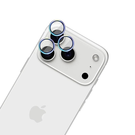 3mk HARDY Lens Protection Pro - Szkło na obiektyw aparatu iPhone 17 Pro / iPhone 17 Pro Max (Rainbow)