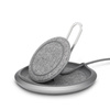 Moshi Lounge Q Wireless Charging Stand – Bezprzewodowa ładowarka indukcyjna Qi do iPhone i Android 15W (Nordic Gray)