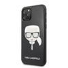 Karl Lagerfeld Double Layers Glitter Head - Etui iPhone 11 Pro (Black)