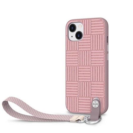 Moshi Altra - Etui z odpinaną smyczką iPhone 13 (antybakteryjne NanoShield™) (Pink)