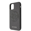Guess Saffiano 4G Circle Logo - Etui iPhone 11 Pro Max (czarny)