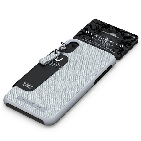 Nordic Elements Original Idun - Materiałowe etui iPhone Xs / X (Light Grey)