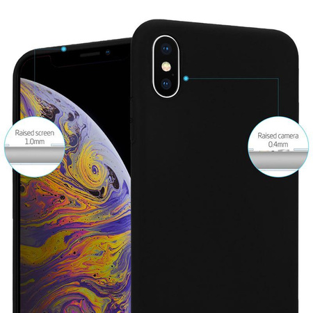 Crong Soft Skin Cover - Etui iPhone Xs Max (czarny)