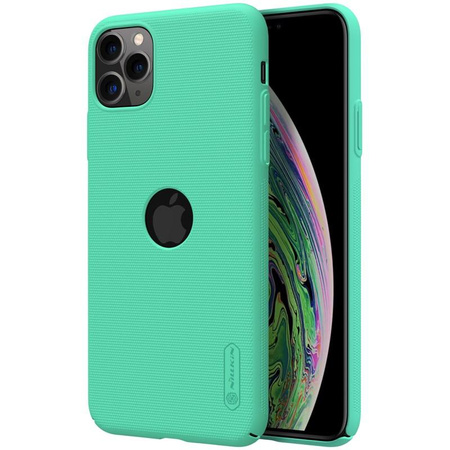 Nillkin Super Frosted Shield - Etui Apple iPhone 11 Pro z wycięciem na logo (Mint Green)